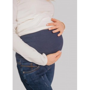 Трендовые джинсы с замочками Синие